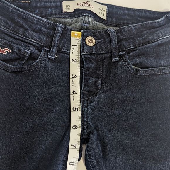 Hollister Co. Junior's or Women's Skinny Jeans Dark Wash Size 0 Short W24 L29 - Picture 6 of 10